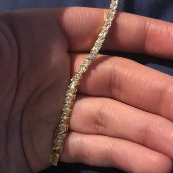 = BRAND NEW = GIANI BERNINI GOLD DIAMOND BRACELET - Picture 7 of 8